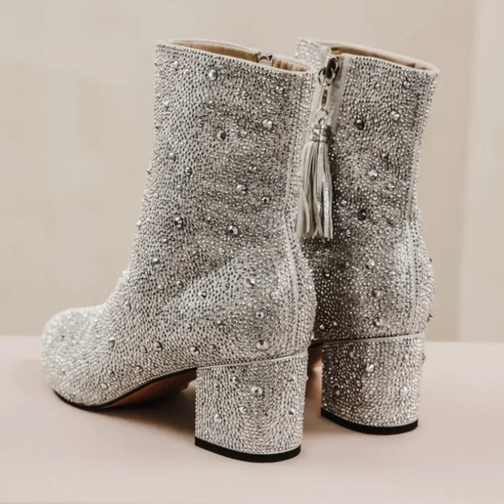 HEIRLOOM Bridal Boots Size 9 - Picture 5 of 10